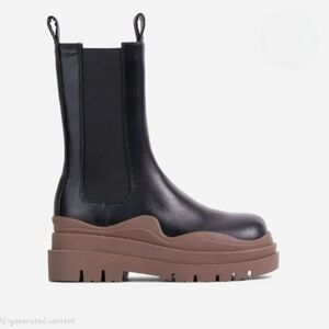 Lemonade | Chunky Sole Ankle Chesea  Biker Boots Energy Size 8
